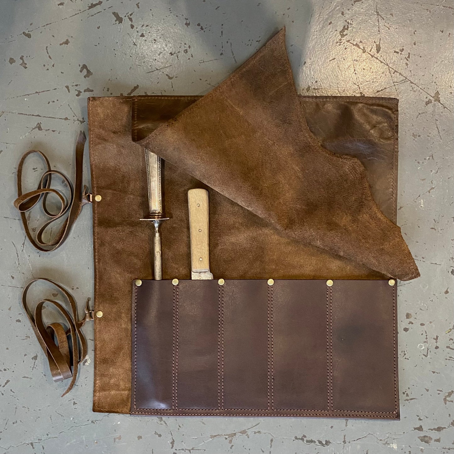 Leather Knife / Tool Roll