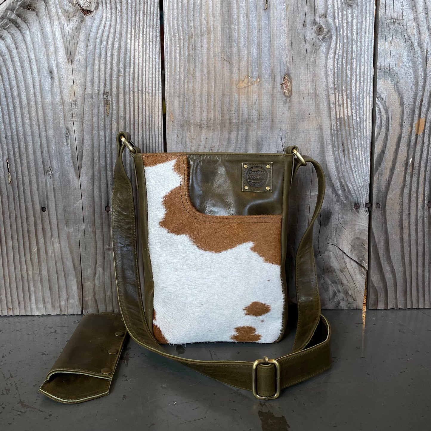 Cowhide Lean Pocket Bag