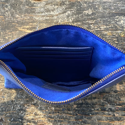 Leather Phone Clutch With Wrist Strap