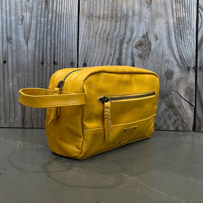 A Bit Bigger Leather Toiletry Bag / Wash Bag