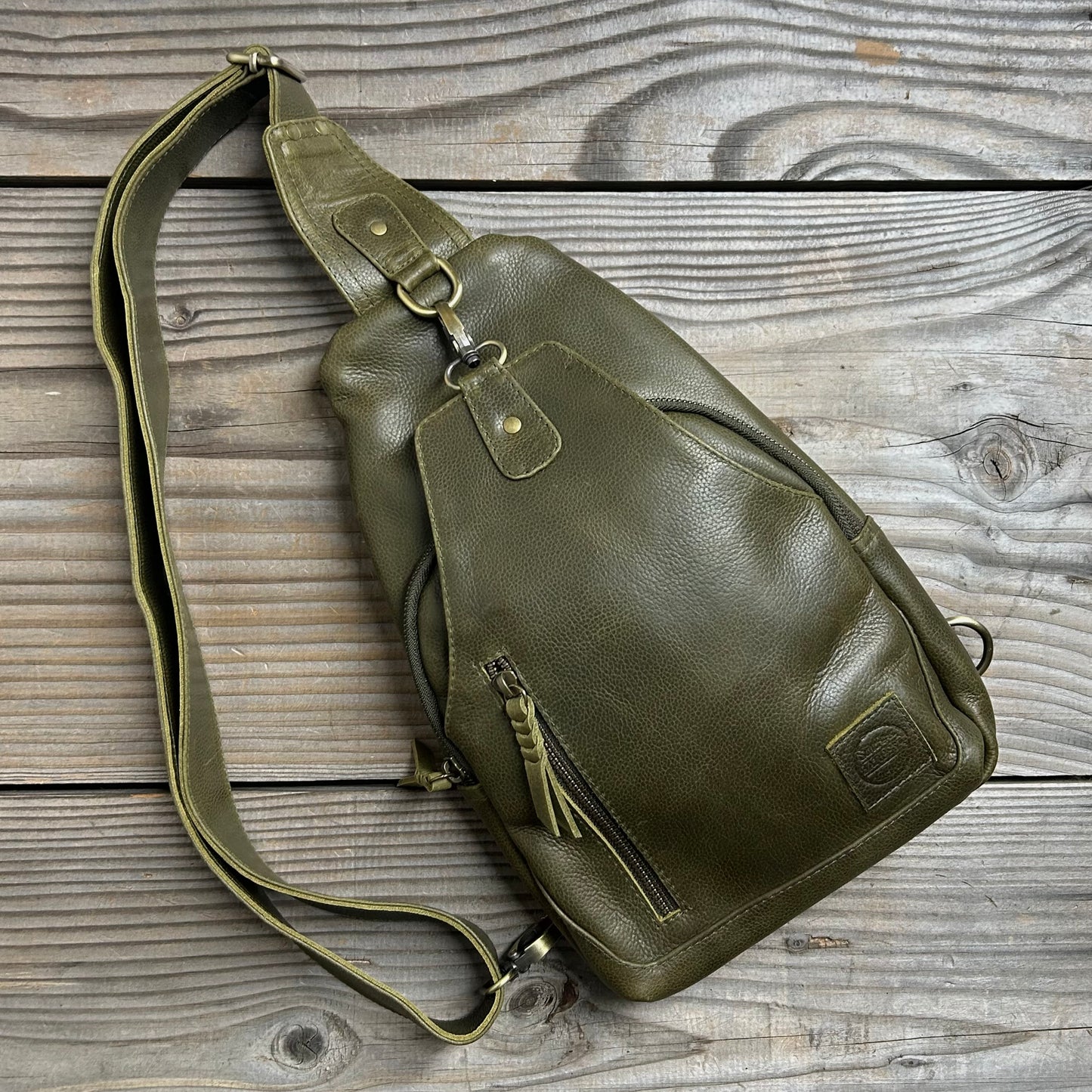 Leather Sling Bag