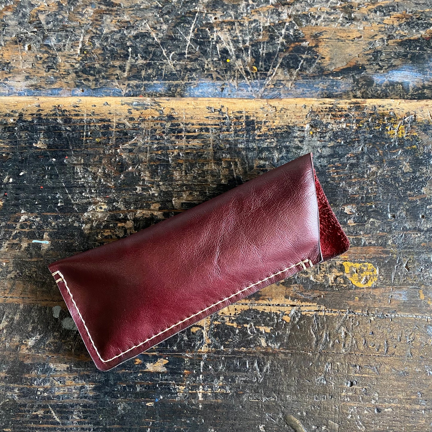 Soft Leather Glasses Sleeve