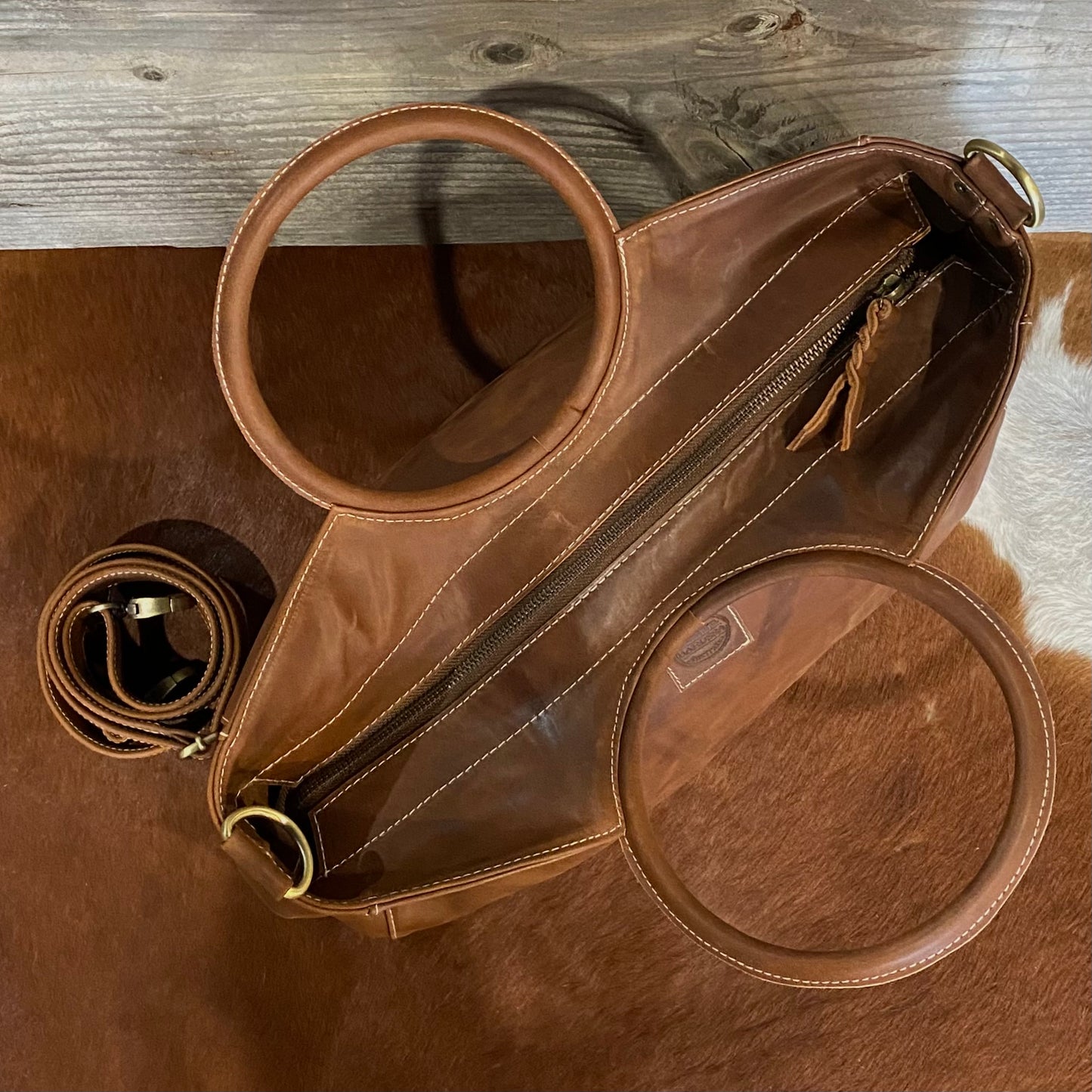 A Large Ring Handle Bag