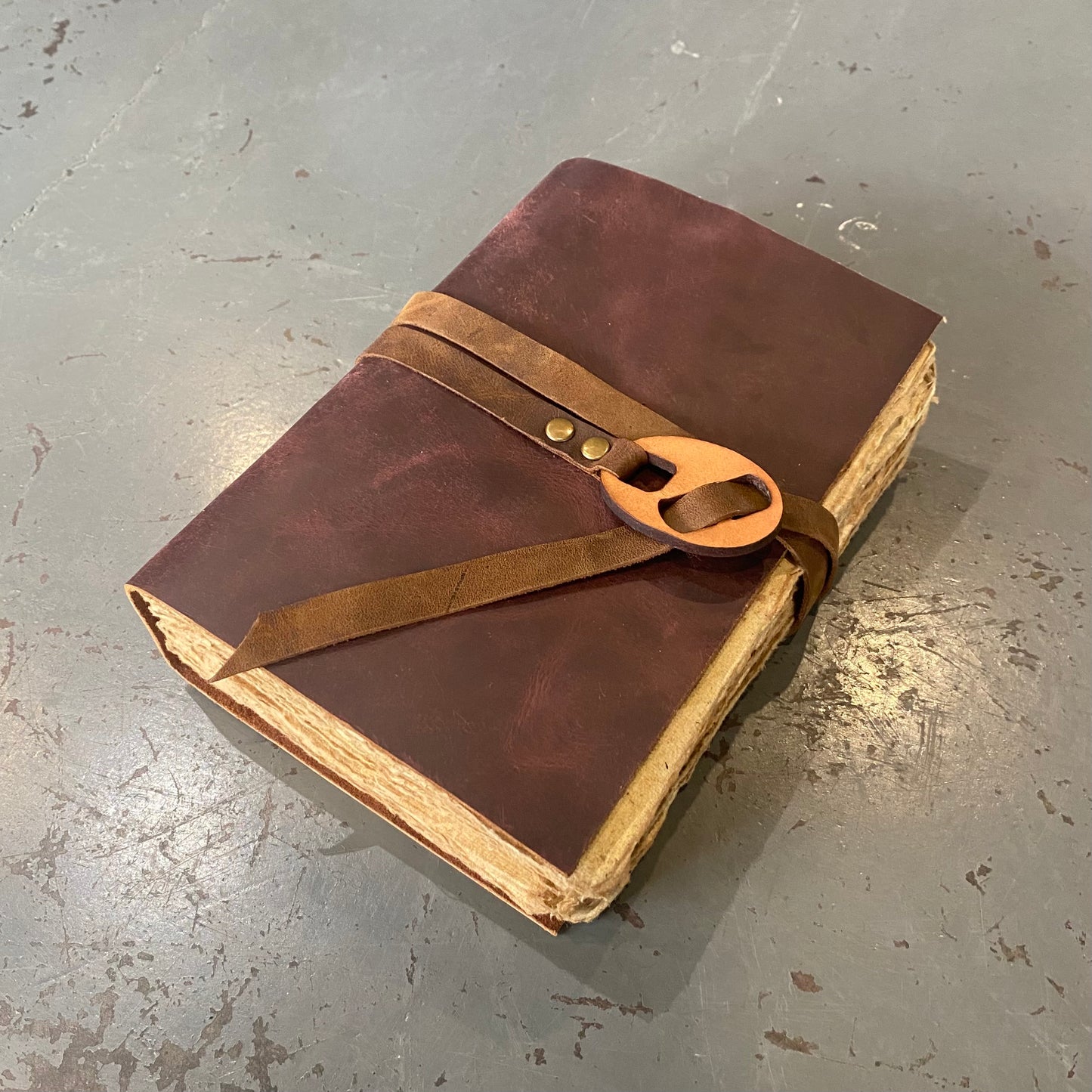 Handmade Paper Bound Leather Journal A5 & A4