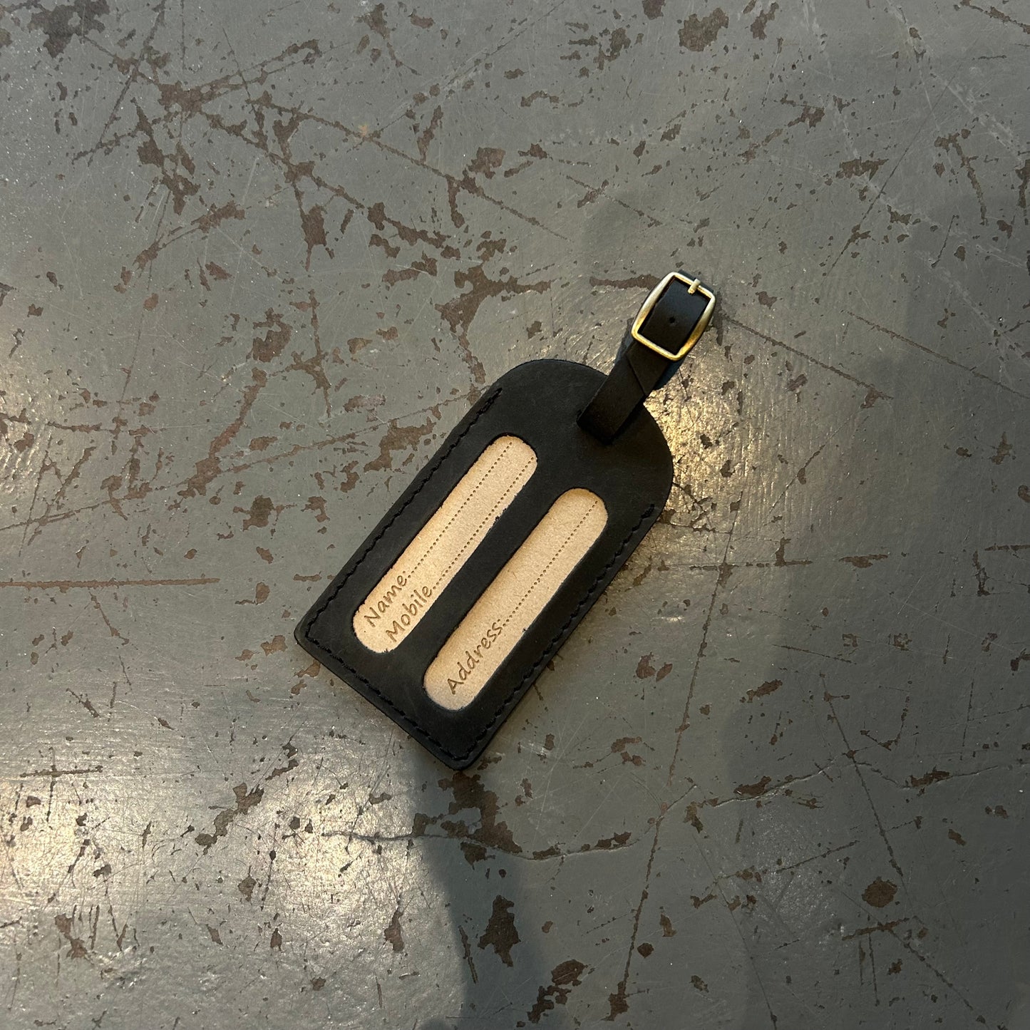 Leather Luggage Tag