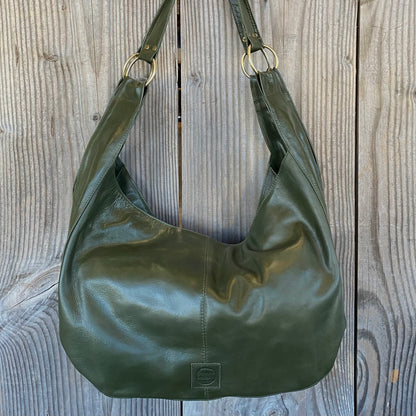 Large Leather Slouch / Overnighter
