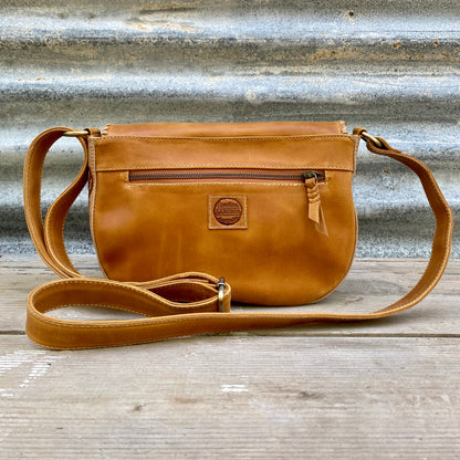 A Carved Leather Handbag