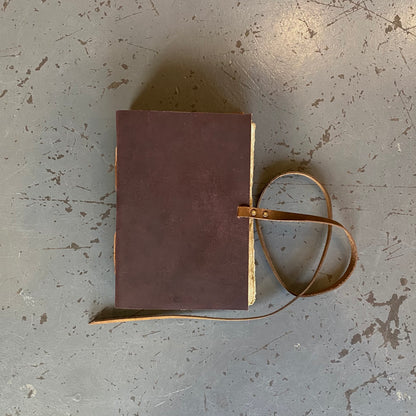 Handmade Paper Bound Leather Journal A5 & A4
