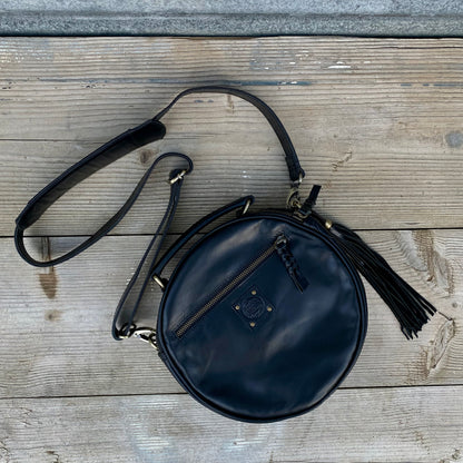 Leather Round Bag
