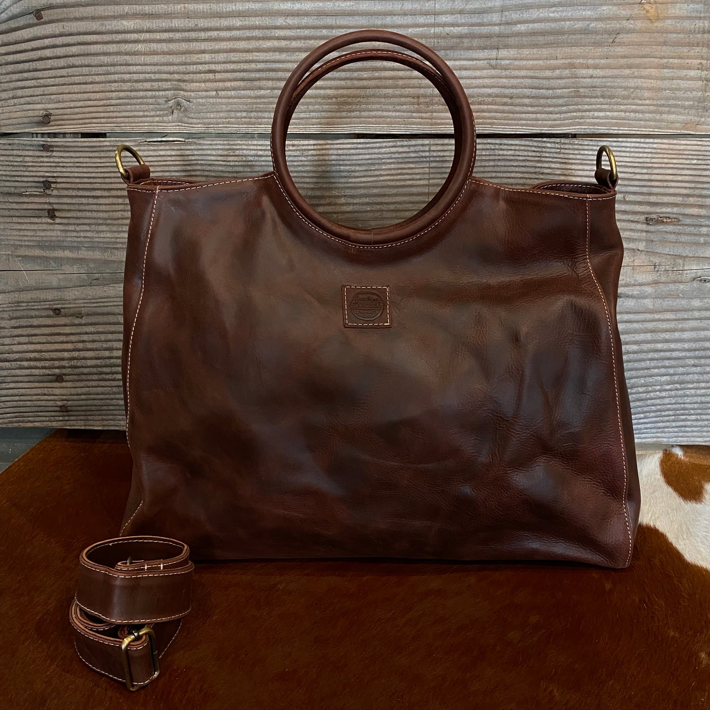 A Large Ring Handle Bag