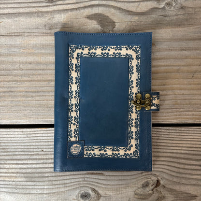 Carved Leather Journal Cover - A5
