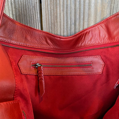 Large Leather Slouch / Overnighter