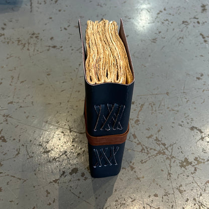 A5 Handmade Paper Bound Leather Journal