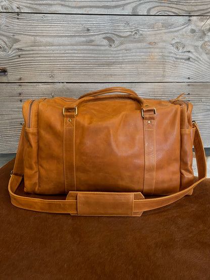 Soft Leather Travel / Duffle / Sports Bag