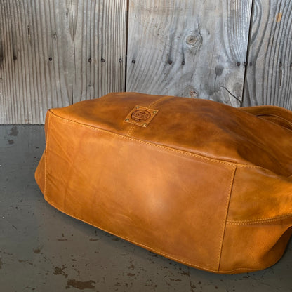 Large Leather Slouch / Overnighter