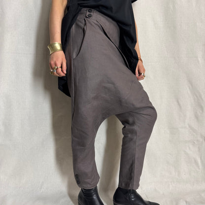 Tailored Japanese-Style Linen Pants