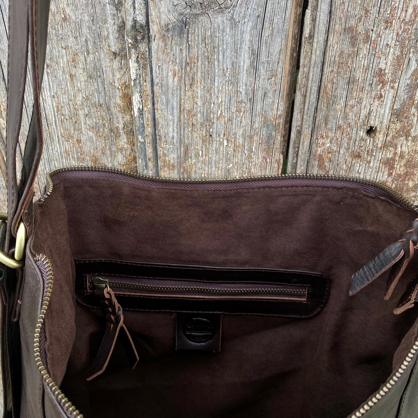 Convertible Leather Bag to Backpack