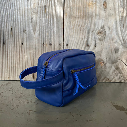 A Bit Bigger Leather Toiletry Bag / Wash Bag