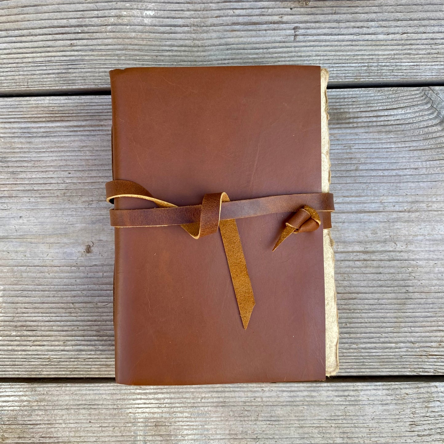 Handmade Paper Bound Leather Journal A5 & A4