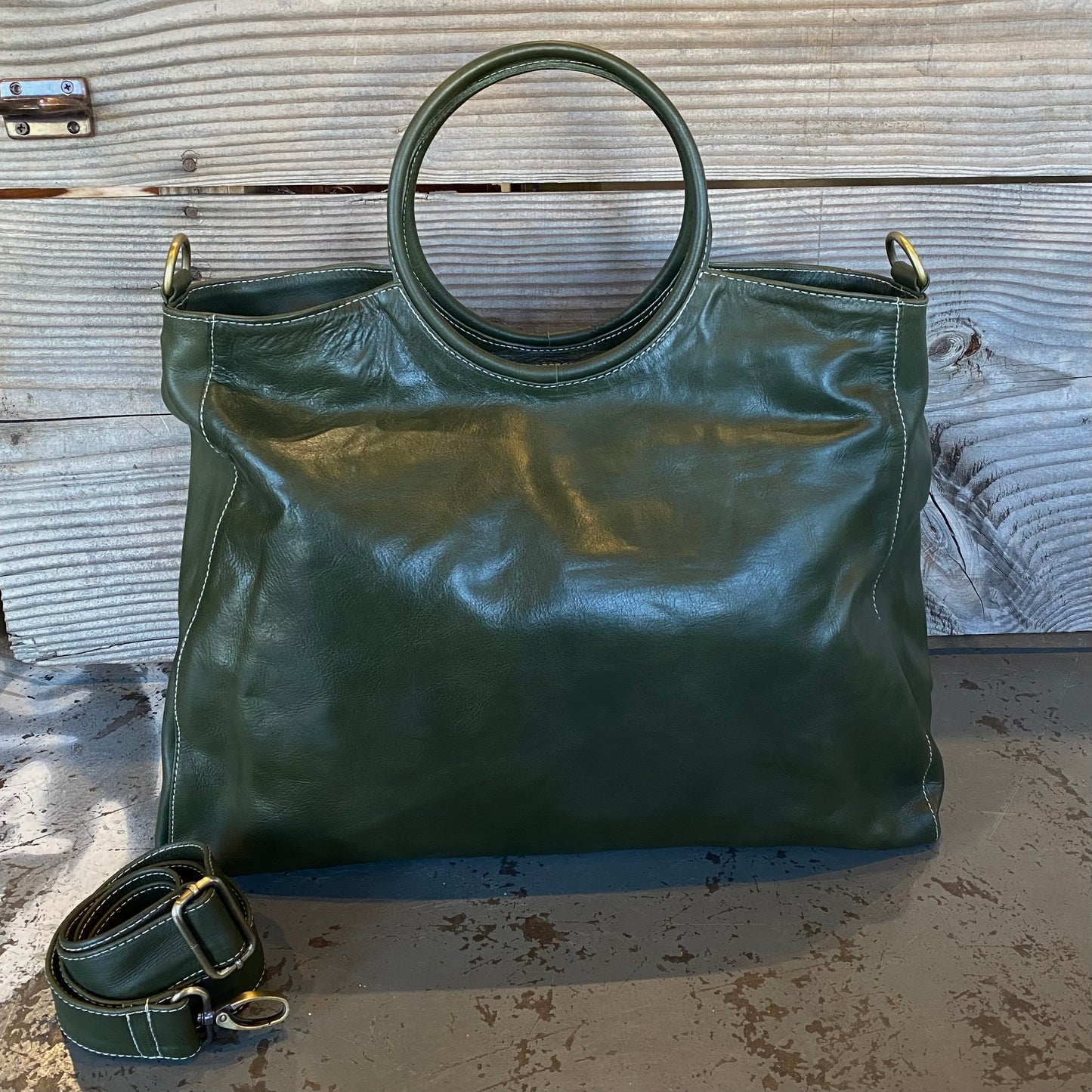 A Large Ring Handle Bag