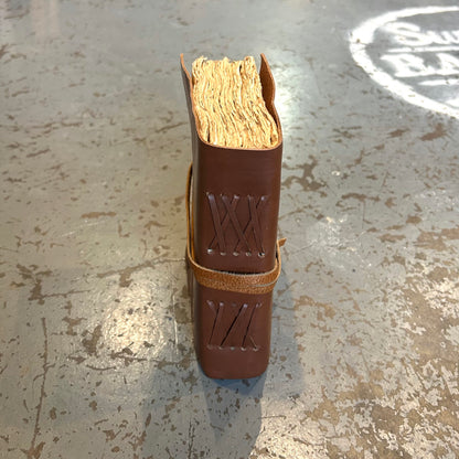 A5 Handmade Paper Bound Leather Journal