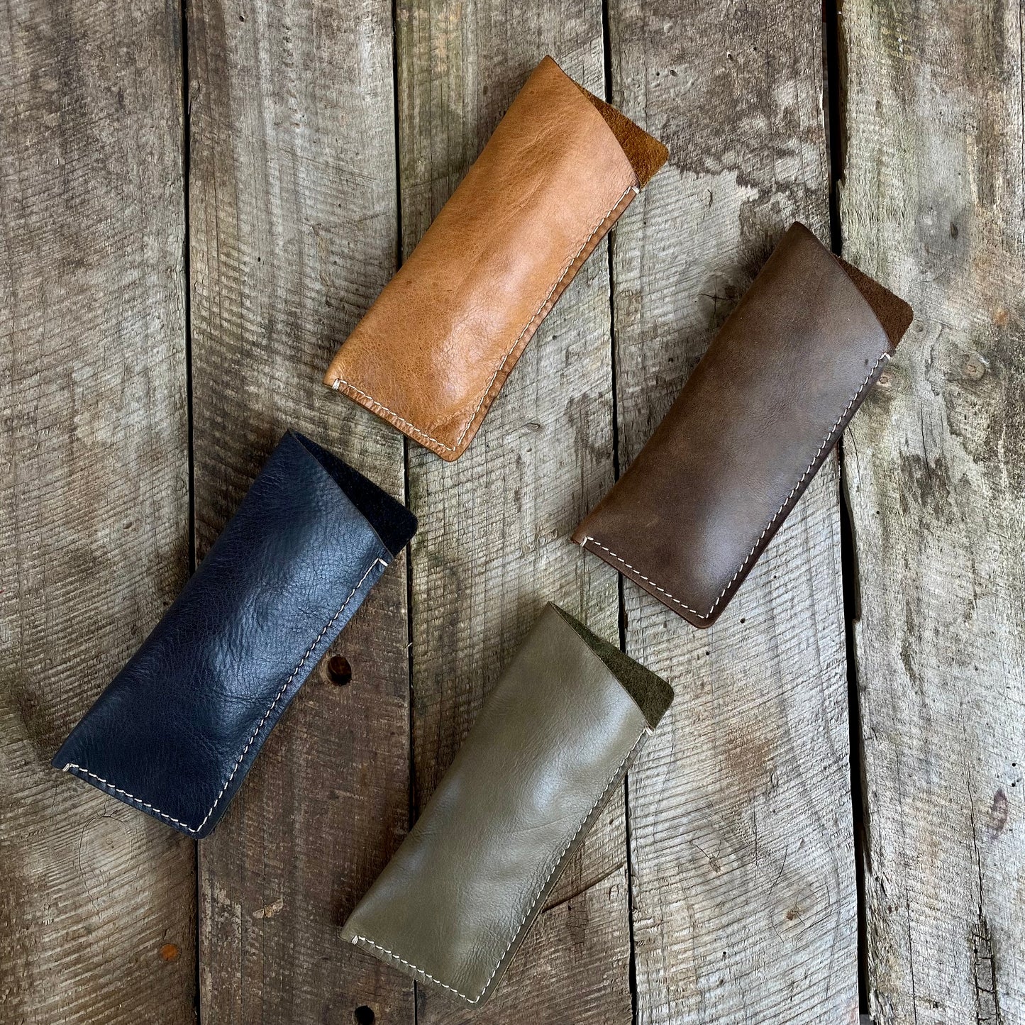 Soft Leather Glasses Sleeve