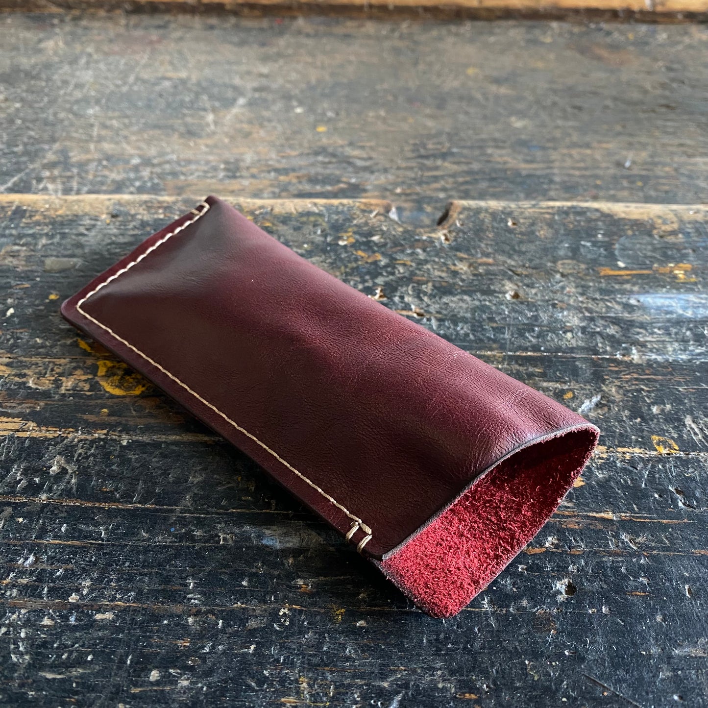 Soft Leather Glasses Sleeve