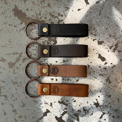 Slender Leather Keyring