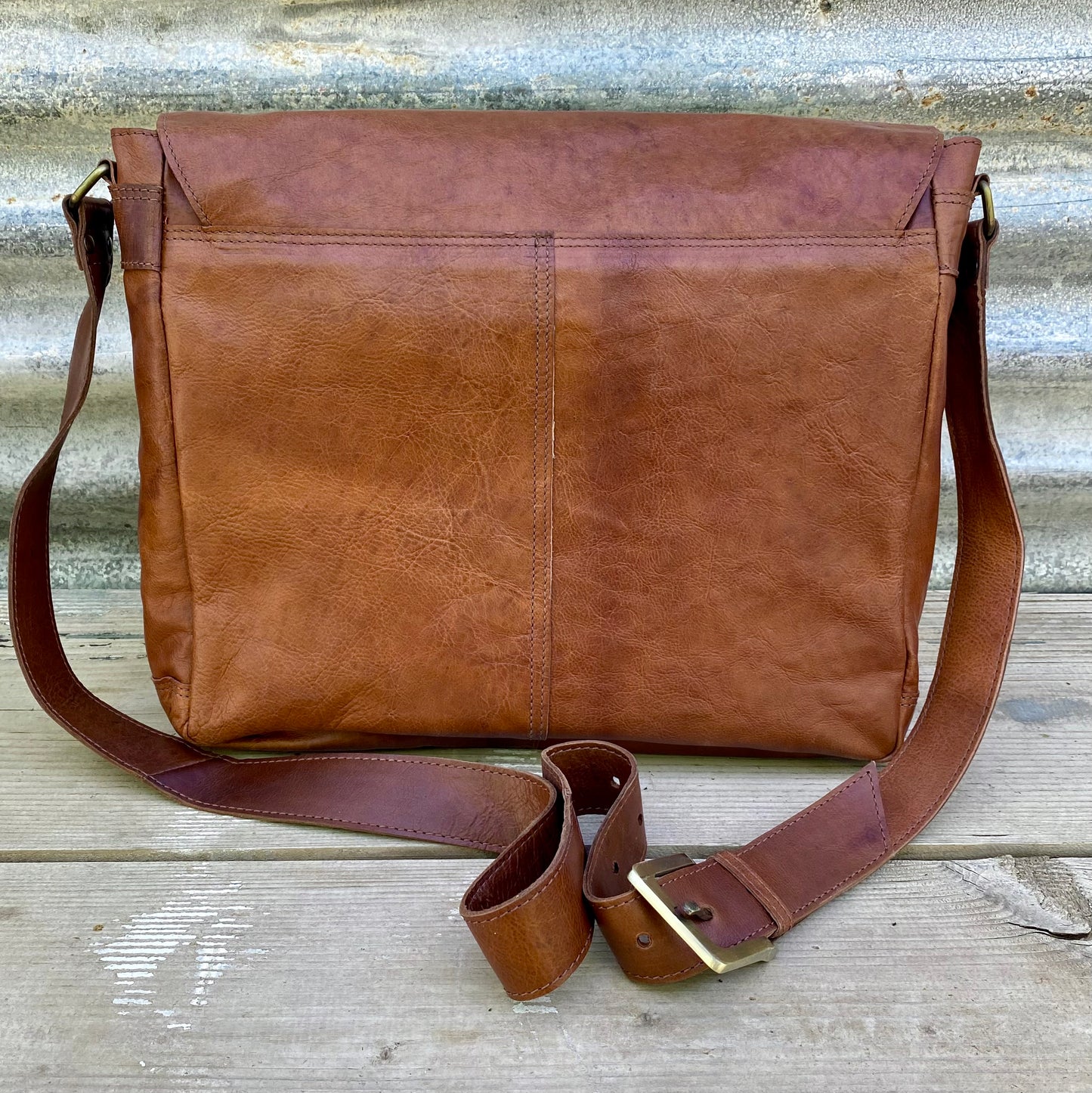 Italian Leather Laptop Satchel