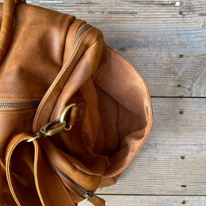 Soft Leather Travel / Duffle / Sports Bag
