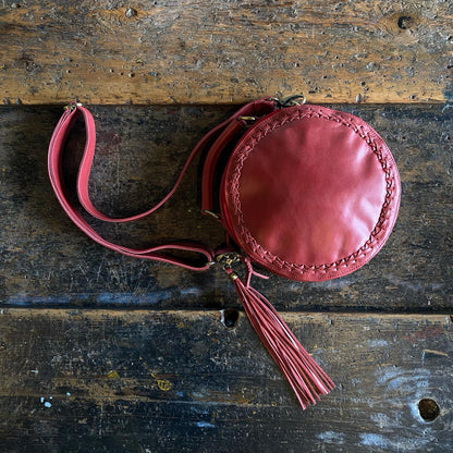 Leather Round Bag