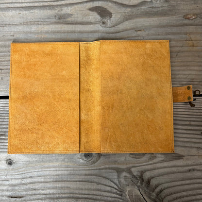 Carved Leather Journal Cover - A5