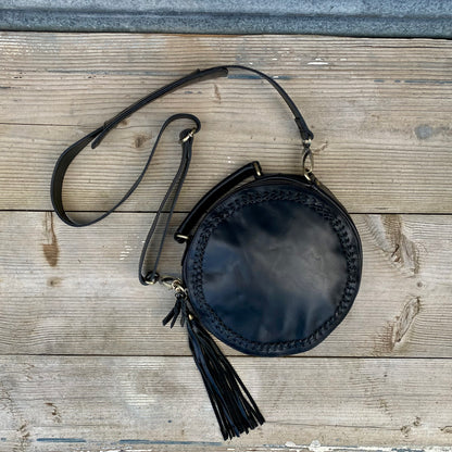 Leather Round Bag