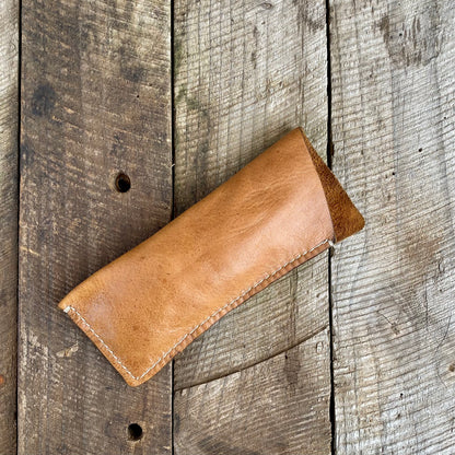 Soft Leather Glasses Sleeve