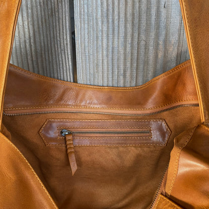 Large Leather Slouch / Overnighter