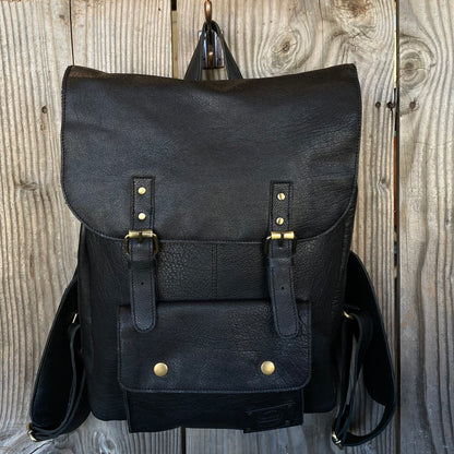 Traditional Leather Backpack