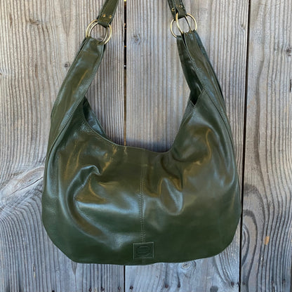 Large Leather Slouch / Overnighter