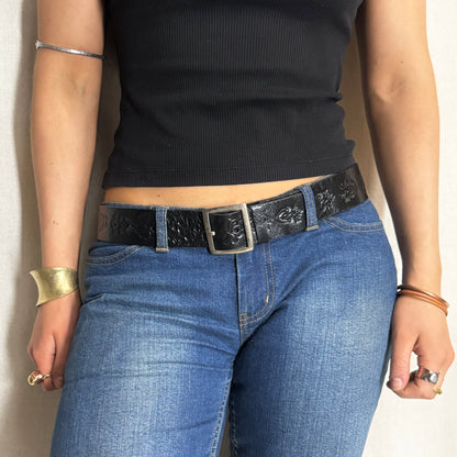 Carved Leather Belts