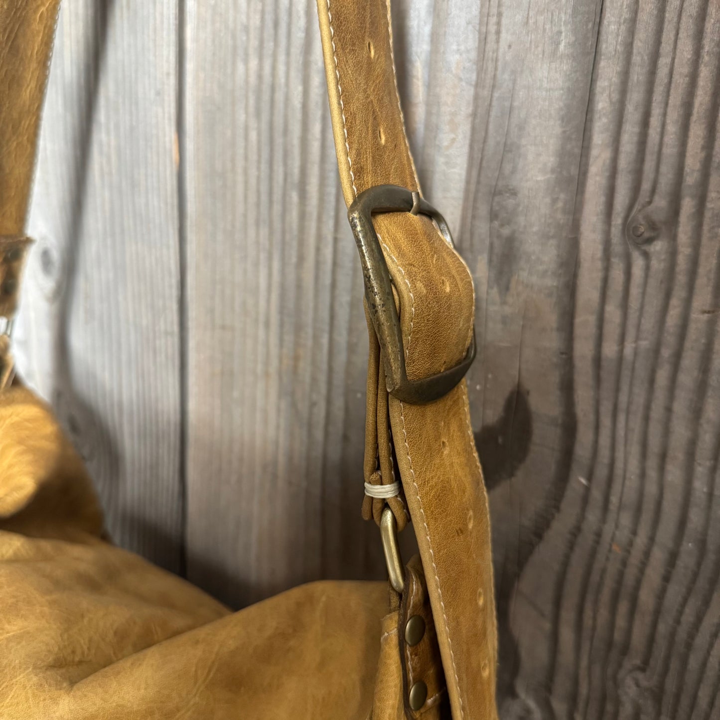 The Big Soft Vintage Leather Slouch