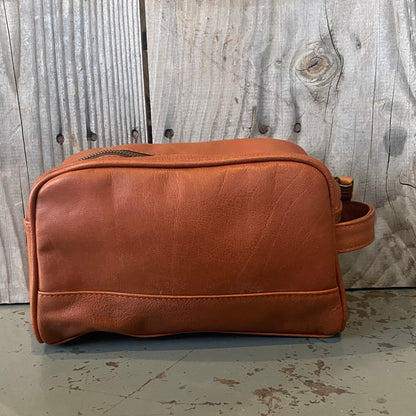A Bit Bigger Leather Toiletry Bag / Wash Bag