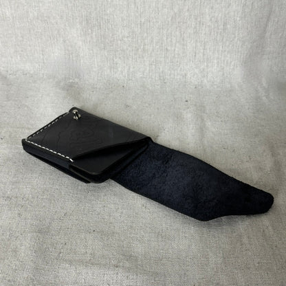 Hand-Stitched Raw Fold Wallet
