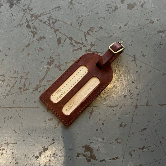 Leather Luggage Tag