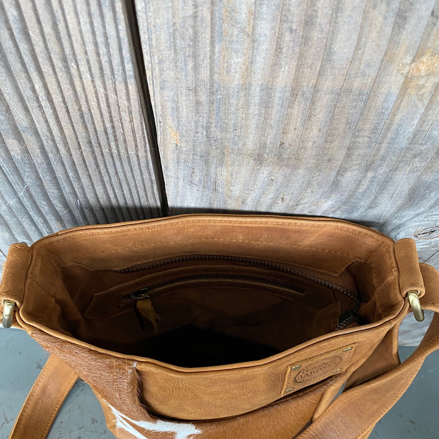 Cowhide Lean Pocket Bag