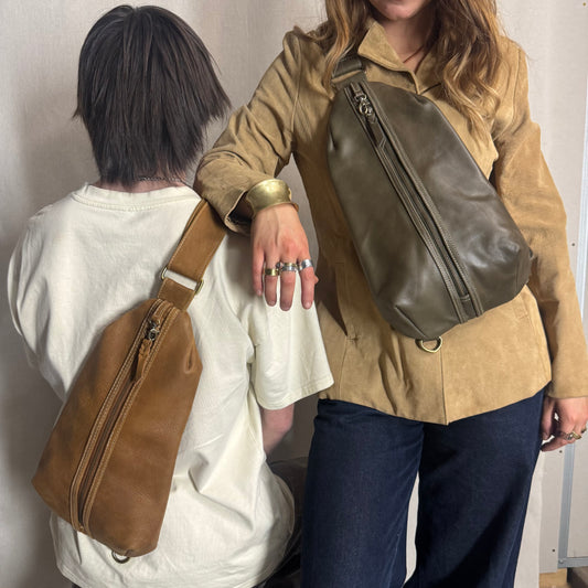 Jason Leather Sling Chest Bag