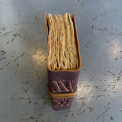 Handmade Paper Bound Leather Journal A5 & A4