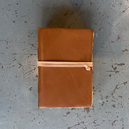 Handmade Paper Bound Leather Journal A5 & A4