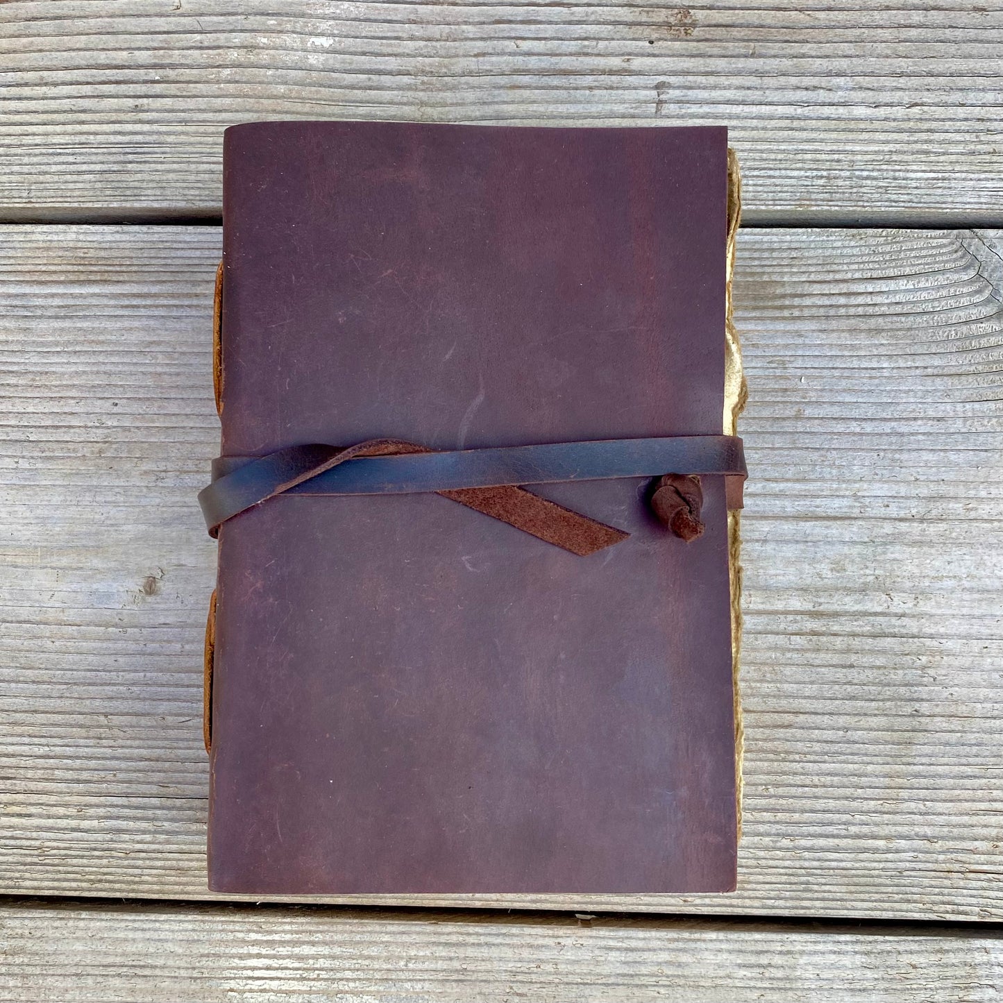 Handmade Paper Bound Leather Journal A5 & A4