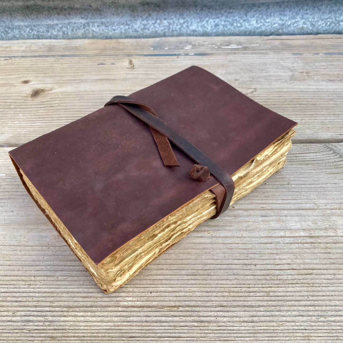 Handmade Paper Bound Leather Journal A5 & A4