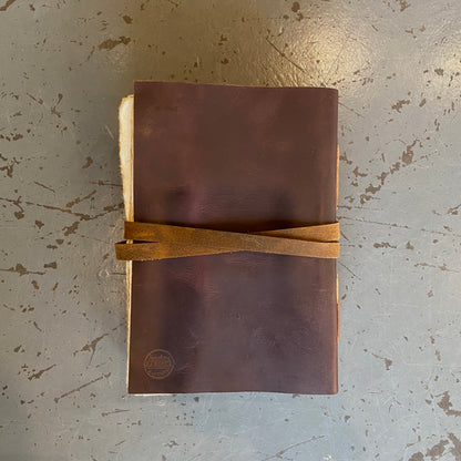 Handmade Paper Bound Leather Journal A5 & A4