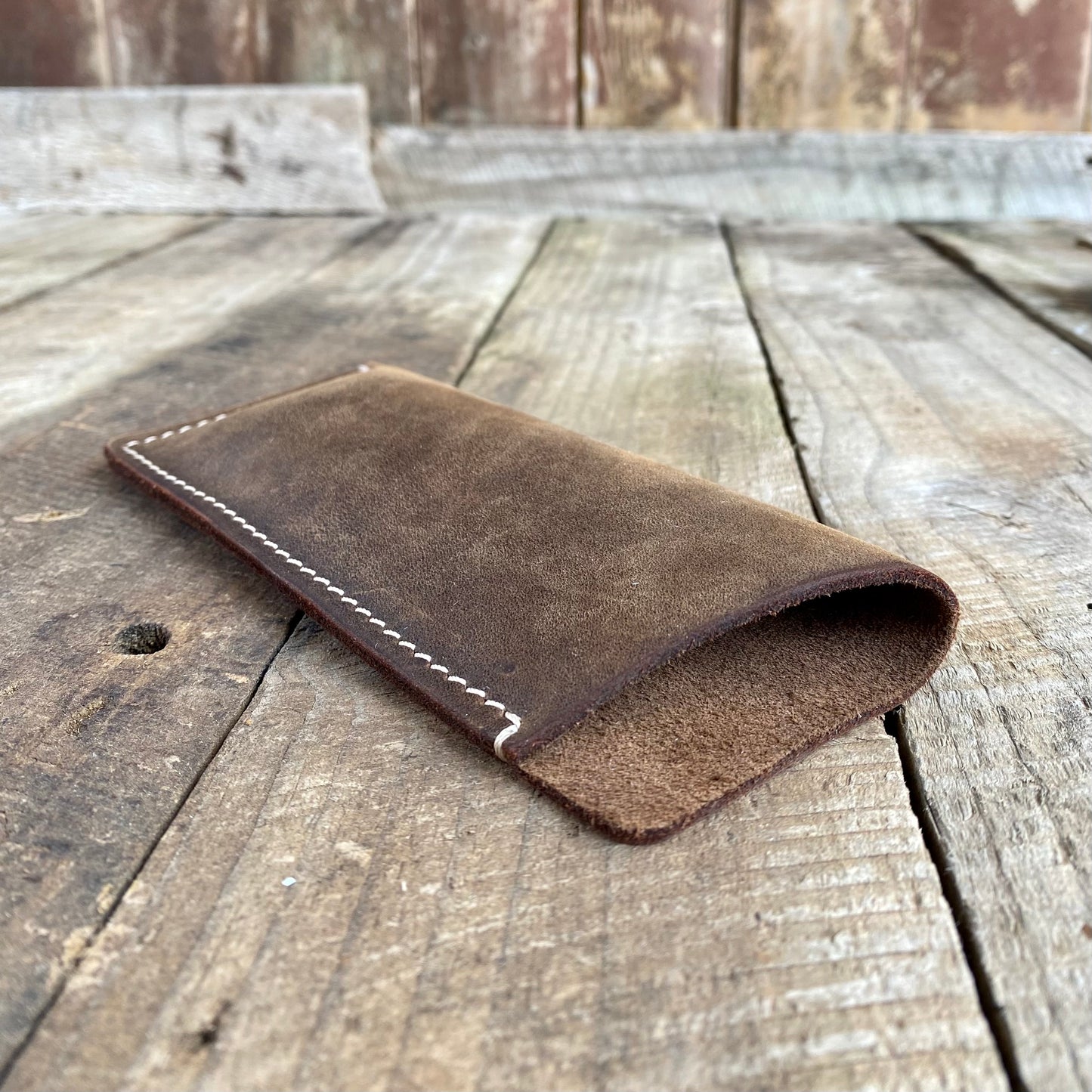 Soft Leather Glasses Sleeve